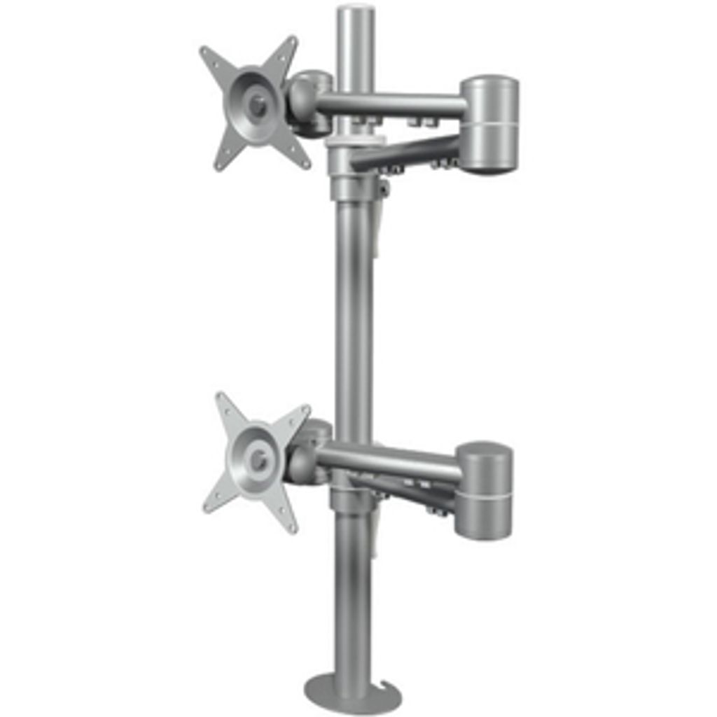 Dataflex Viewmate Monitorarm - Schreibtisch 682, 30 kg, 75 x 75 mm, 100 x 100 mm, Höhenverstellung, Silber