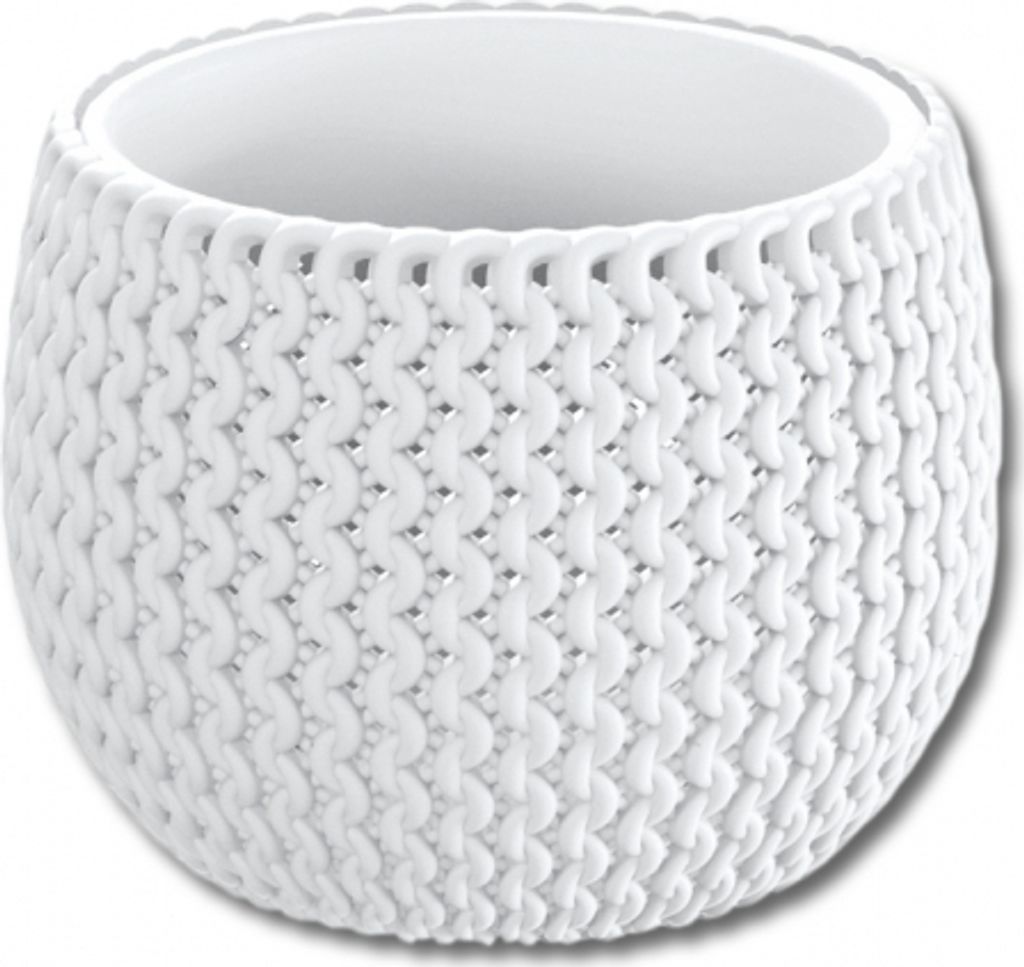 Prosperplast Splofy Bowl 23.9x23.9x16.1 Cm Blumentopf Weiß  Produktbild 6