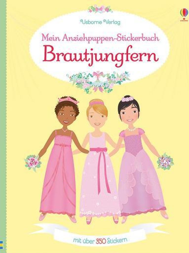 Mein Anziehpuppen-Stickerbuch: Brautjungfern