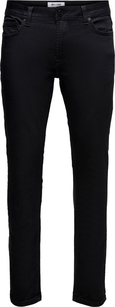 ONLY & SONS Slim Fit Jeans Basic Denim Hose ONSLOOM Tapered Trousers Stone Wash Größe: 29W / 34L
