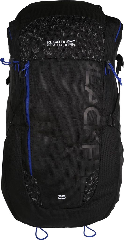 Regatta Blackfell III Rucksack 25 Liter RG4413 (Einheitsgröße) (Schwarz/Königsblau)