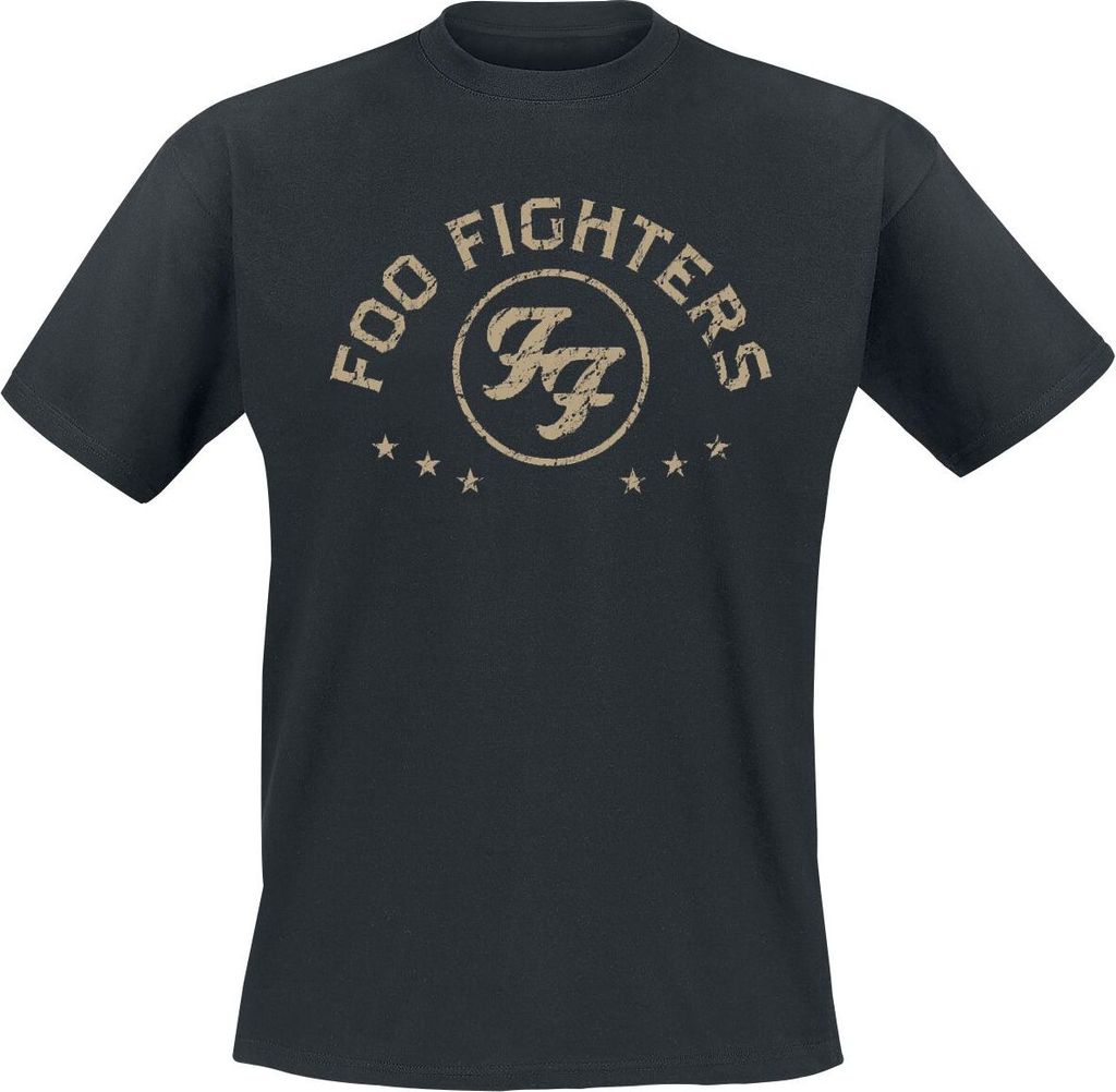 Foo Fighters T-Shirt Herren Arched Star schwarz Band-Merch, Produktbild 