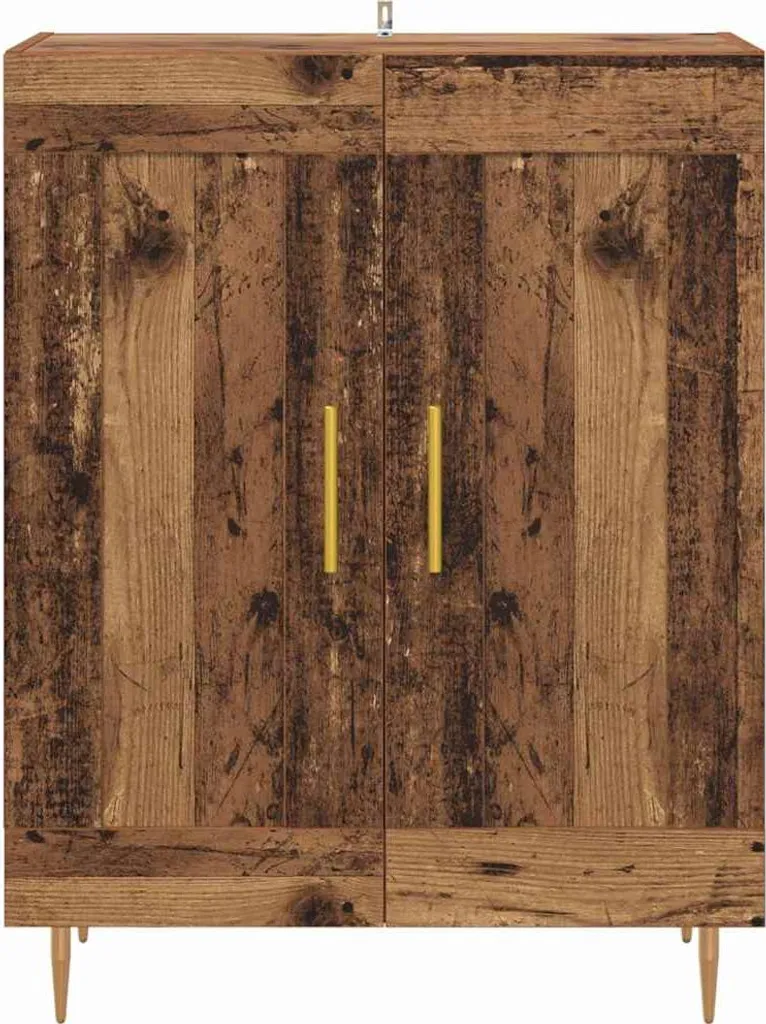 Mobile Buffet Eco-Friendly Legno di Recupero 70cm | Arredo Sostenibile - 6