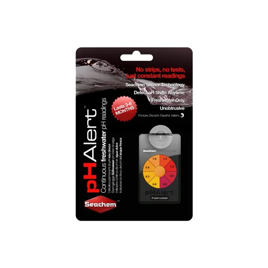 Seachem pH Alert Solution Anti Stress Poisson Test pH Permanent Eau