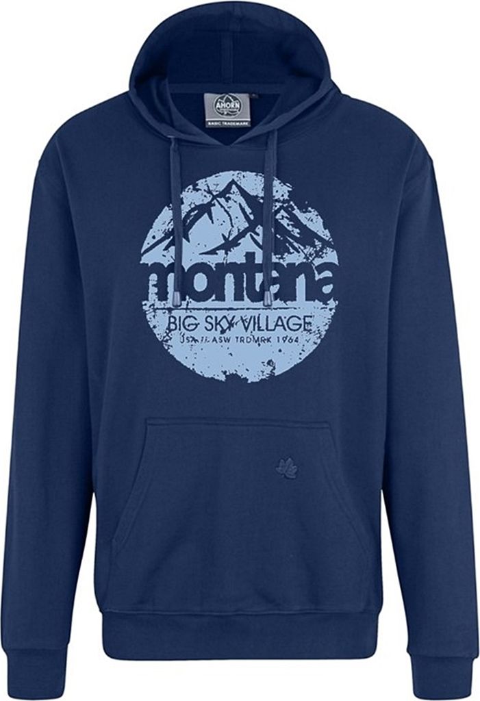 Übergrößen Hoddie AHORN SPORTSWEAR Sky Village Eisblau Produktbild 