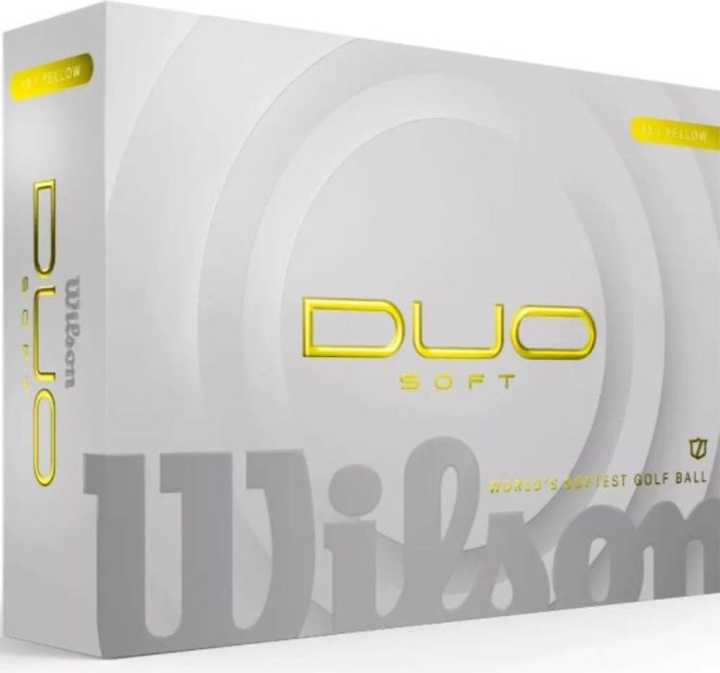Palline da golf Wilson Duo Soft Yellow Immagine del prodotto 