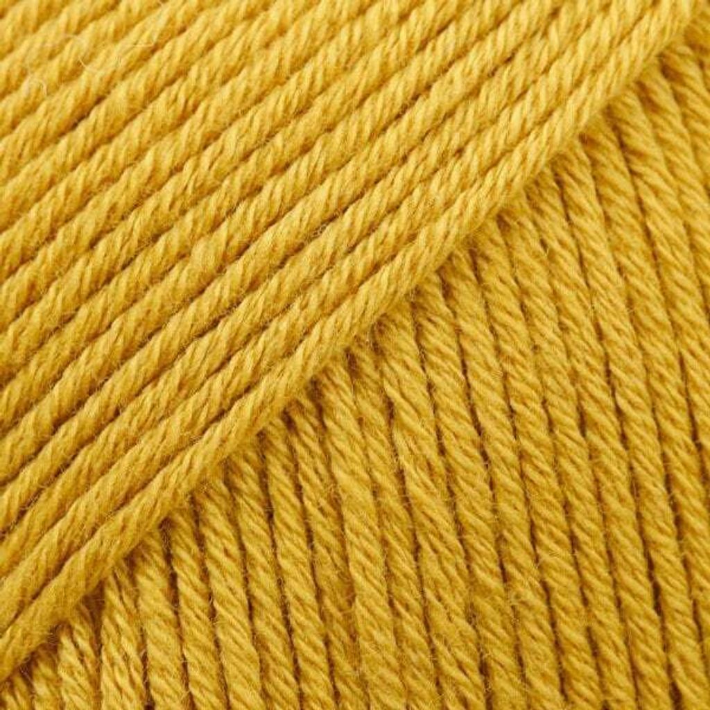 Drops Safran Uni Colour 66 Mustard Przędza dziewiarska Zdjęcie produktu 