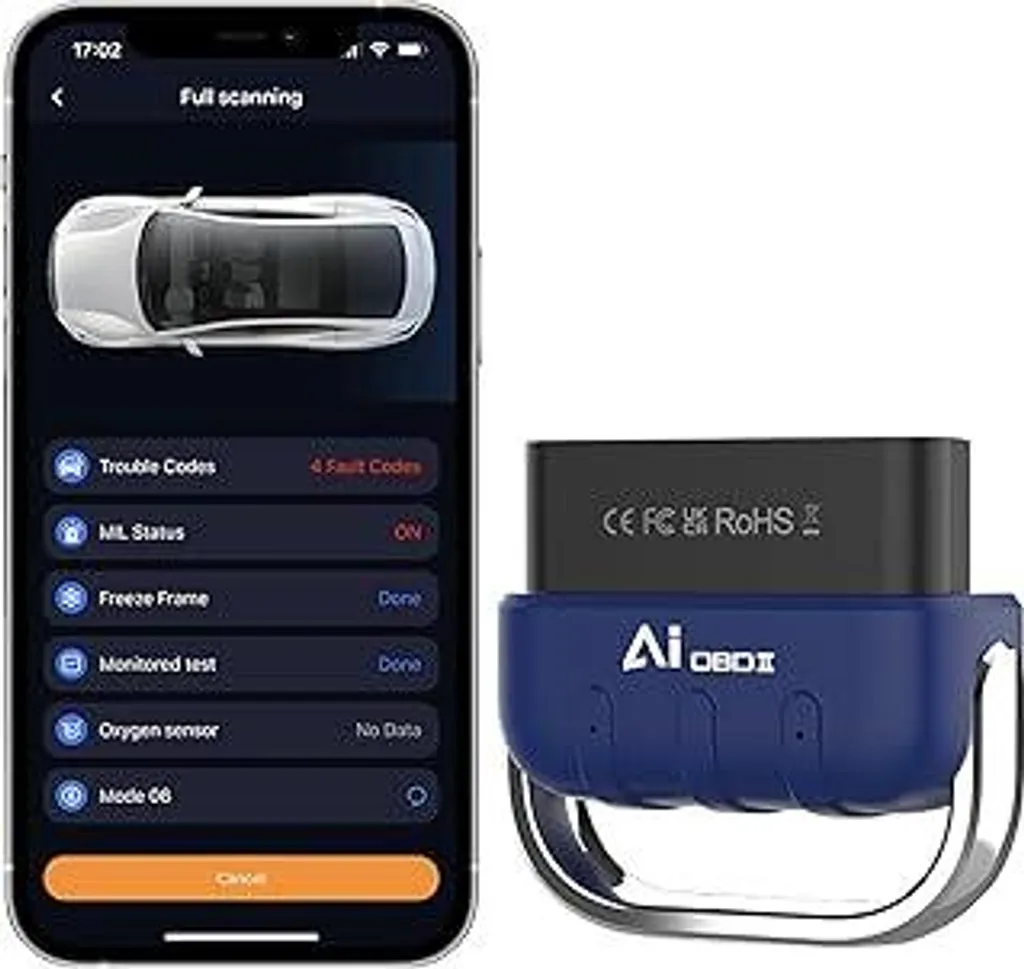 Lettore Codici Auto OBD2 Bluetooth 5.4 - Diagnosi Multimarca v011