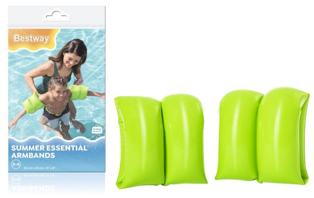 Inflatable Green Armbands Bestway 20cm 32005