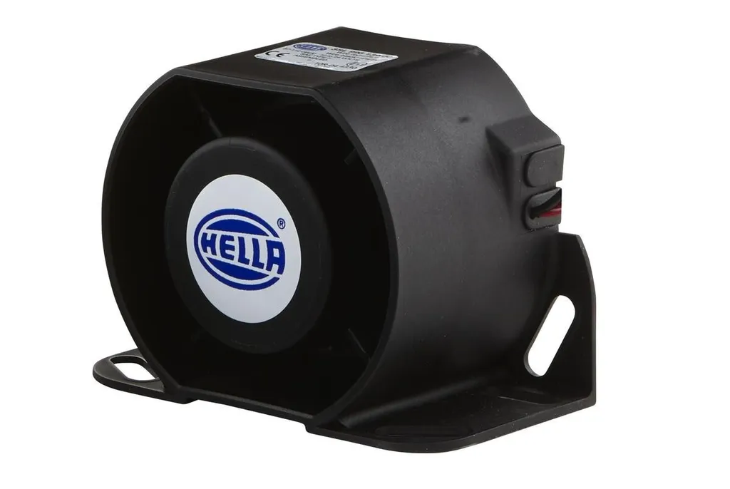 Avertisseur de recul HELLA 12-24V pour Liebherr et tracteurs Krone