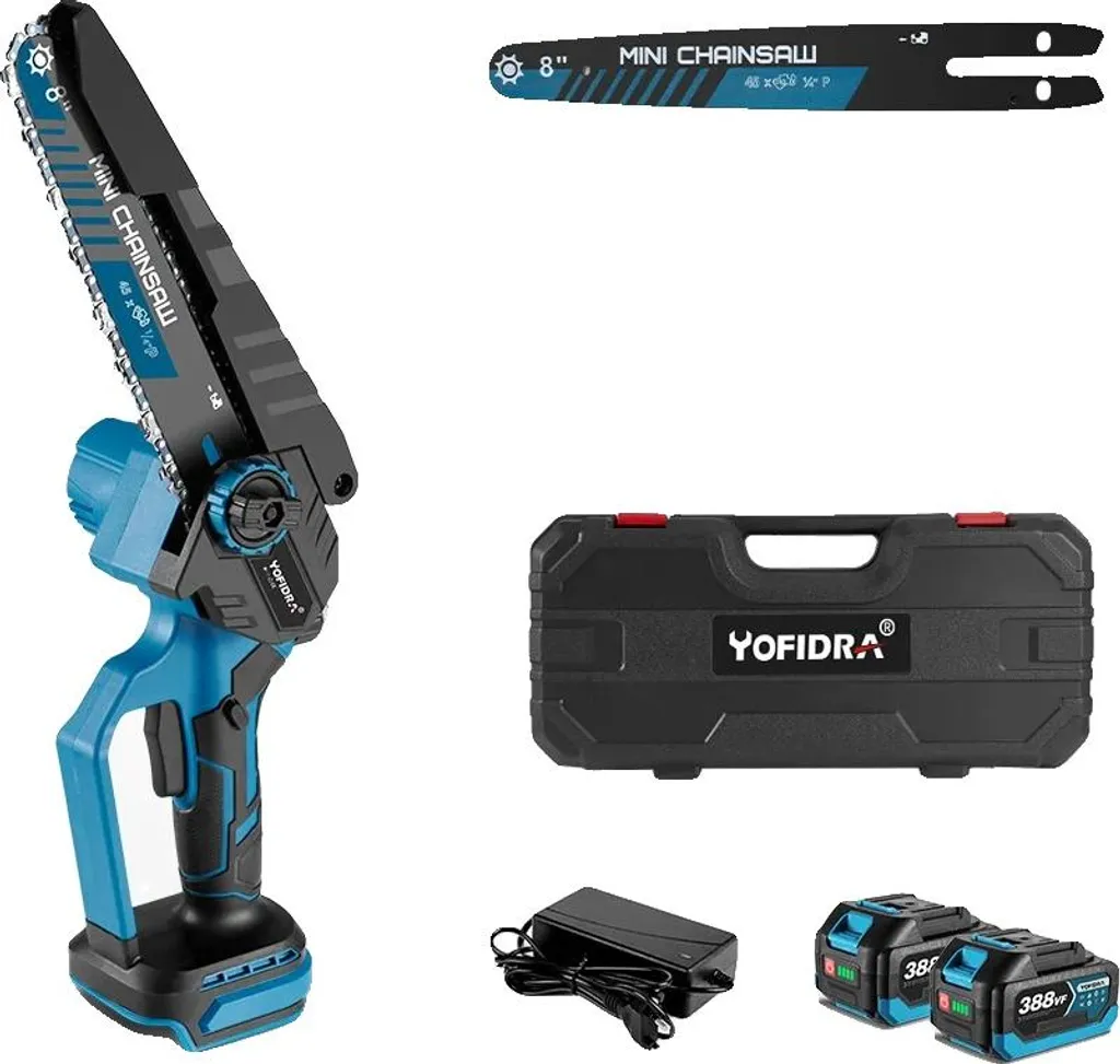 Mini tronçonneuse électrique sans fil 8 pouces Pack Set-A Élagage
