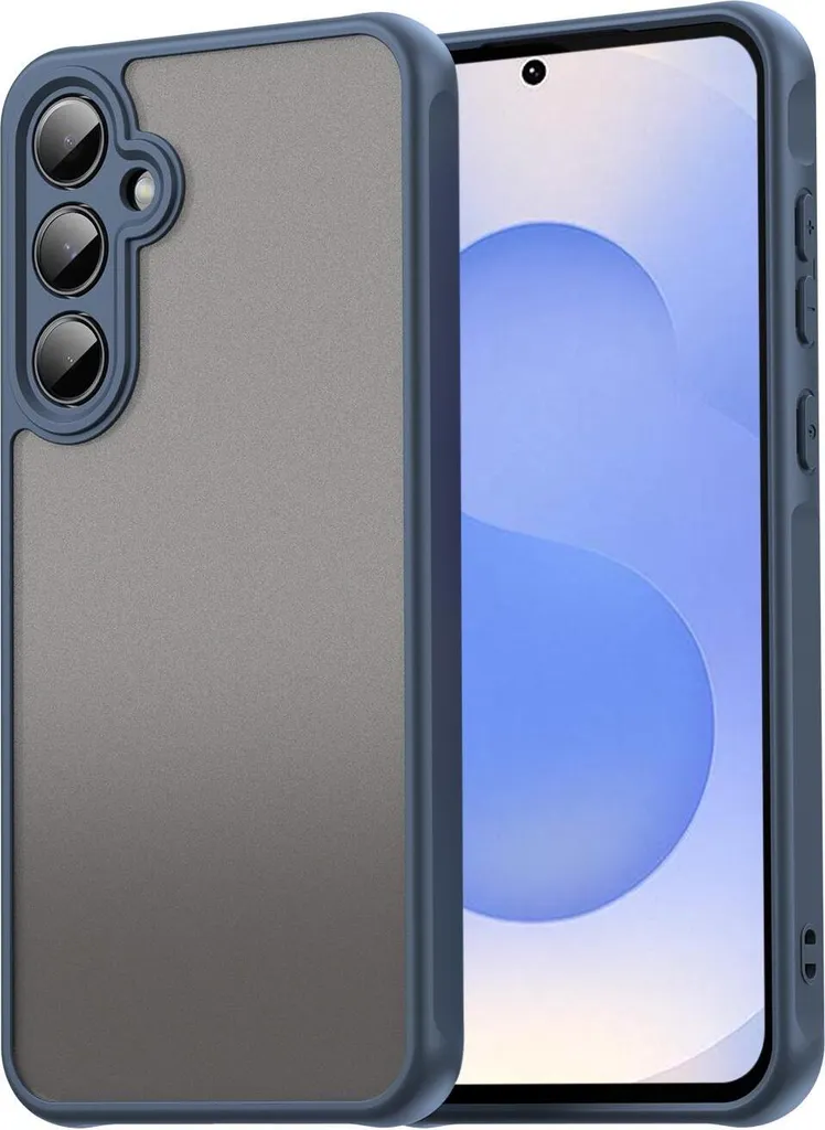 Cover Blu Opaco Samsung S25/S24 Phonesta | Stile AirFrost Elegante