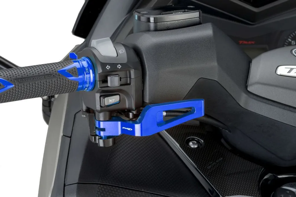 Levier de frein à main PUIG 8500A bleu pour YAMAHA T-MAX 530 de 2012-2016