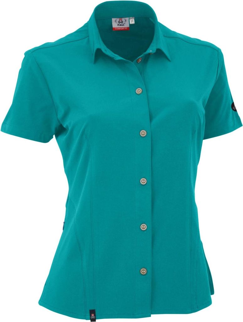Maul Sport Damen Vilsalpsee II Kurzarmbluse grün 42