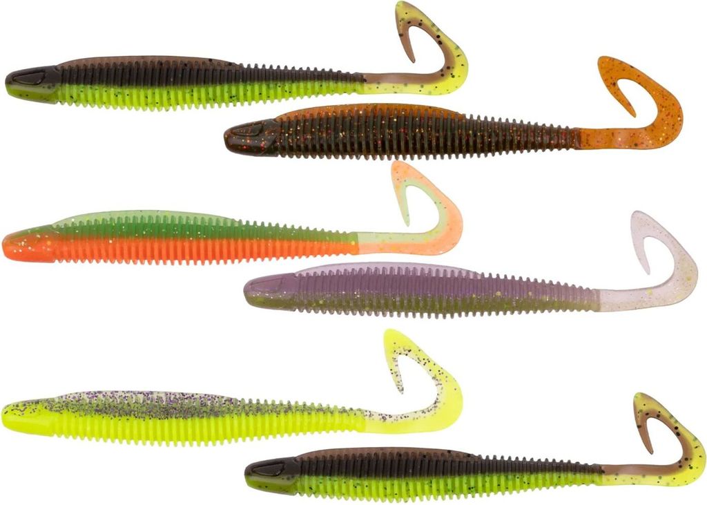 Zeck Boggy - Gummifisch, Länge / Packungsinhalt:10cm / 4 Stück, Zeck Farbe:Vio Greenie DLX