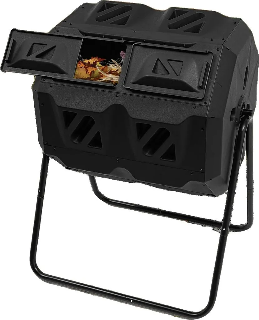 Composteur de jardin rotatif 160 litres pour déchets domestiques