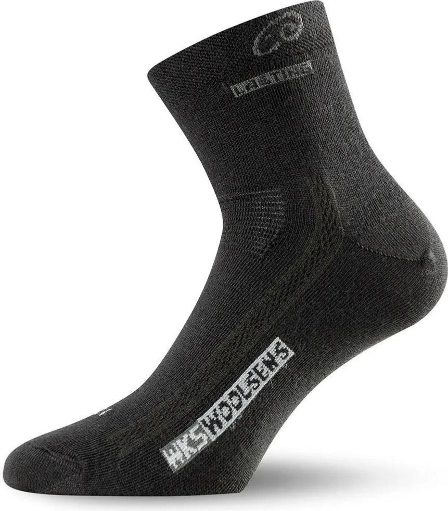 Lasting Wks Kurze Socken Schwarz EU 38-41 Herren,Damen Schwarz EU 38-41