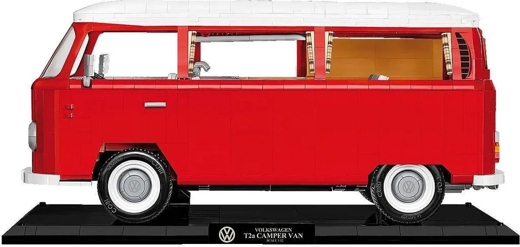 Combi VW Transporter T2A à assembler - Décoration vintage 2650 pièces - 4