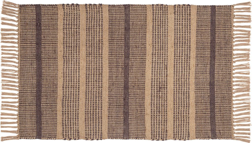 WENKO Badematte Sambu, Aus 100 % Jute, Grau Produktbild 