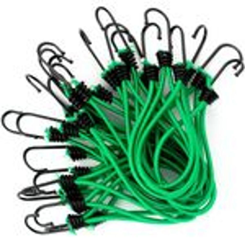 25 Spanngummis mit Haken Expander für Planen Banner Anhänger Zelt Gummi-Spanner
