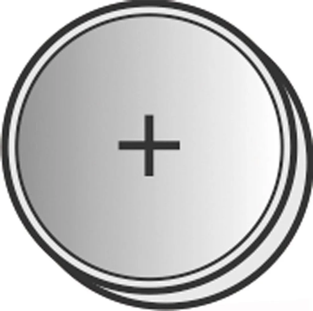 Pile Cr2032 lithium Rms argent pour télécommande et clé de voiture sans fil