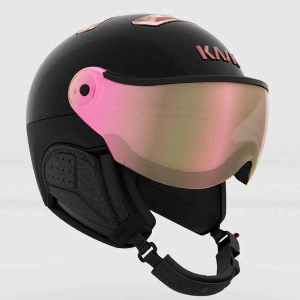 Skihelm KASK Chrome Photo Visor Black mit photochromem Schild Schwarz 54 cm