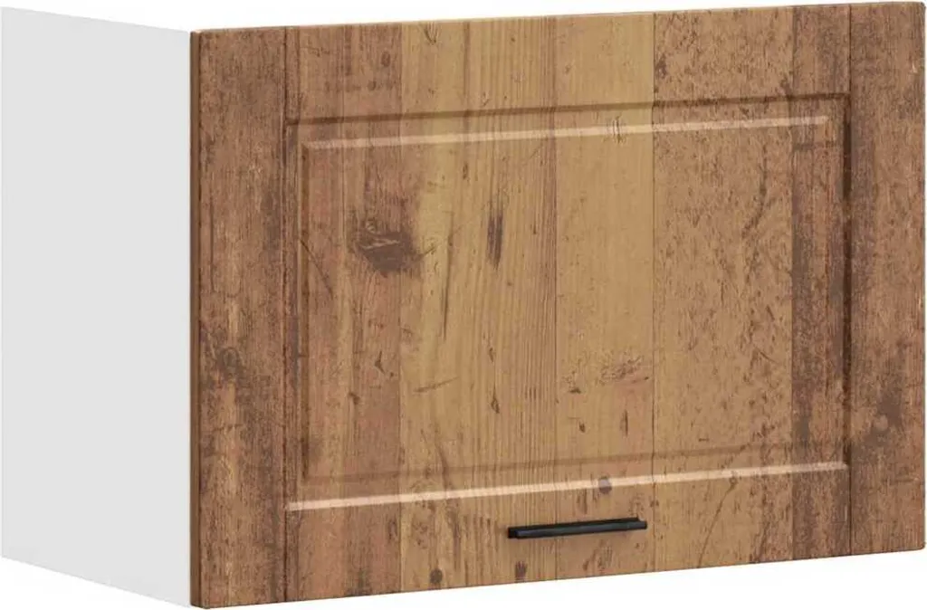 Parete Attrezzata Cucina Porto Legno di Recupero | Mobili Sospesi Vintage