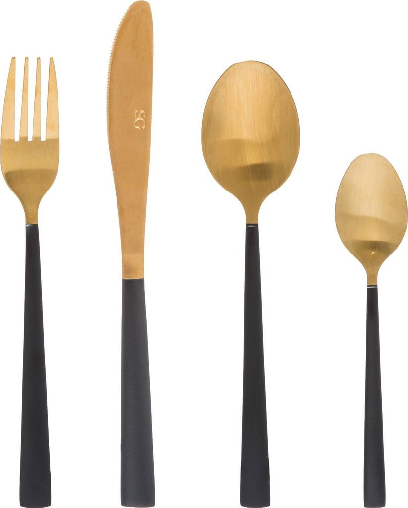 Atmosphera Dschungel Edition Vergoldetes Edelstahlbesteck (16 Teile)