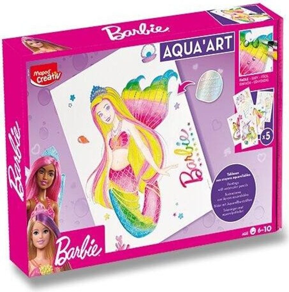 Maped Aqua'Art Barbie Färbung Seiten