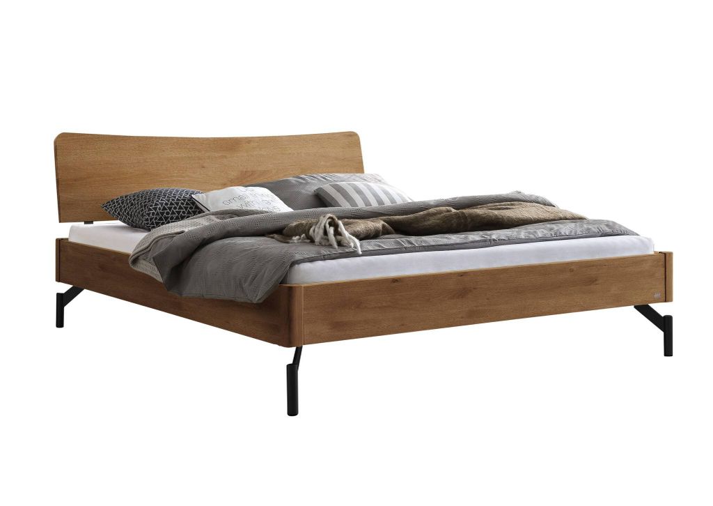 HASENA Lounge Designbett Albinia Wildeiche natur 140x200
