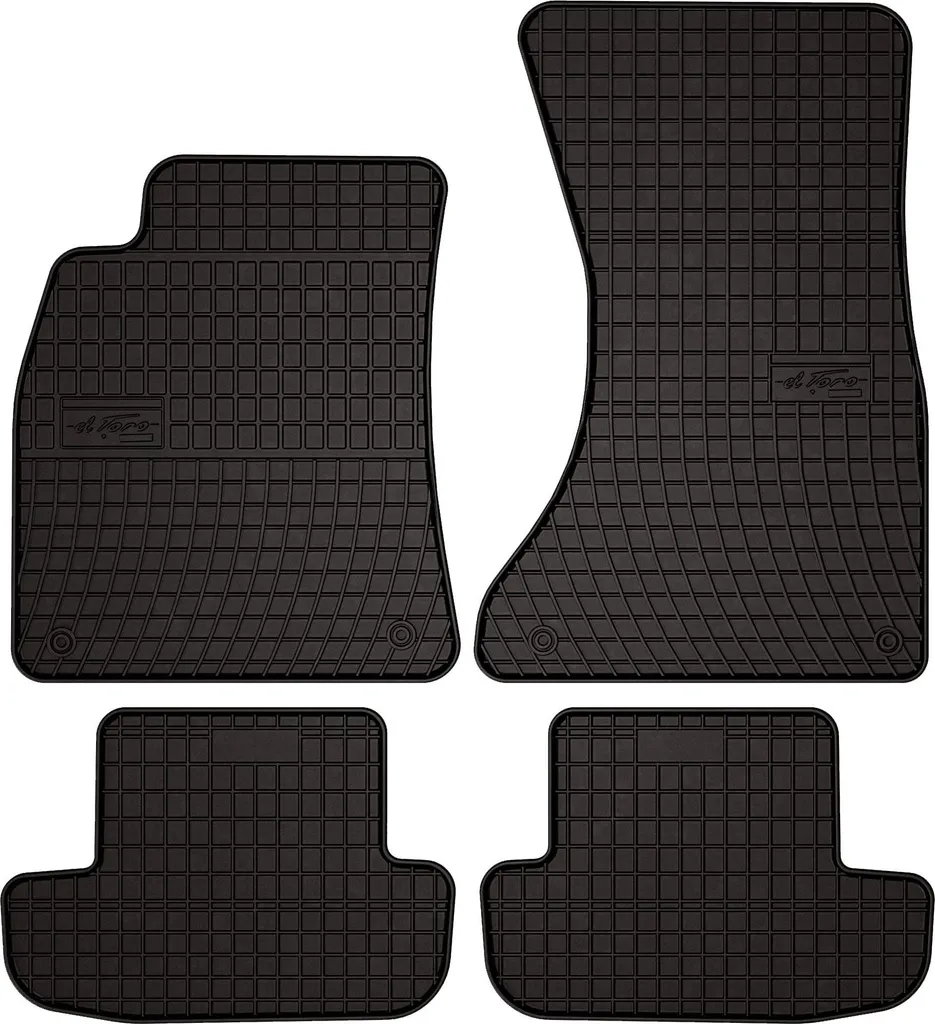 Tappetini Gomma Audi A5 8T Coupe 2008-2018 | Set 4 Pezzi con Clip