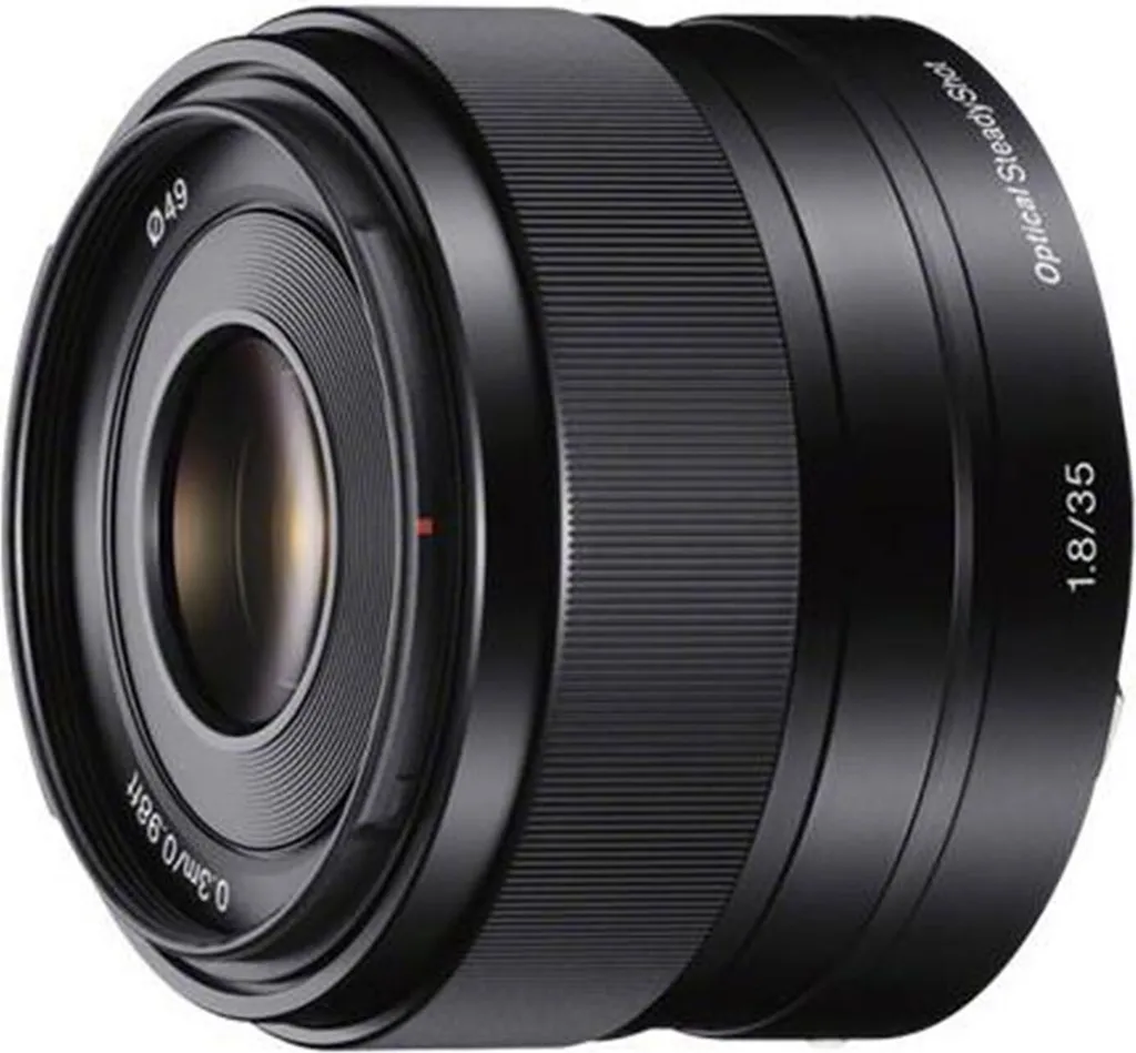 Objectif photo Sony 35mm f1.8 focale fixe pour reflex monture A Noir