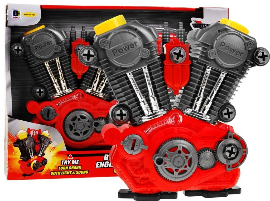 Odnímateľný Motor Auta Pre Deti 3+ Interaktívne Efekty + Obrázok produktu 