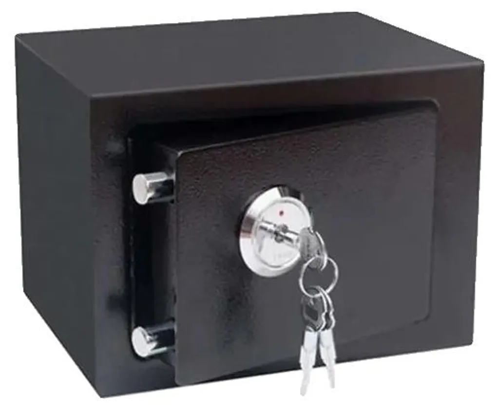 Coffre-fort à fermeture haute sécurité modèle portable noir série P20