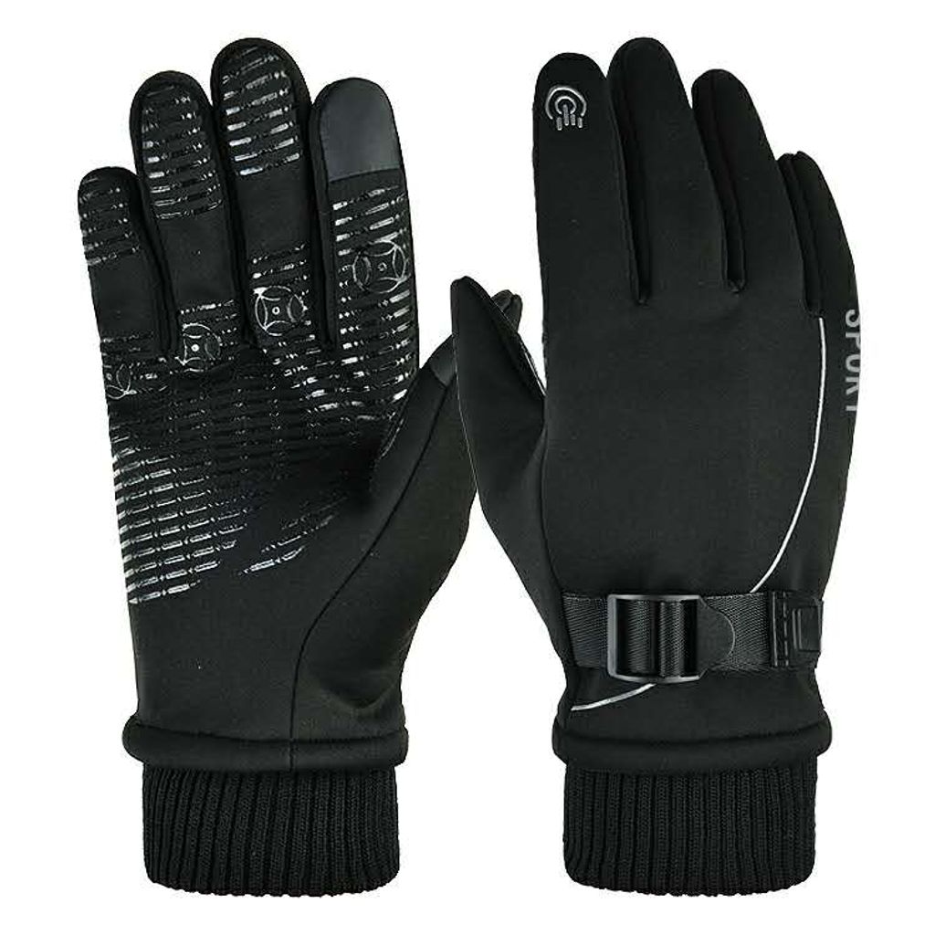 Handschuhe Winter Laufen Touchscreen Leicht Elastisch Sport Gloves Motorrad DE 