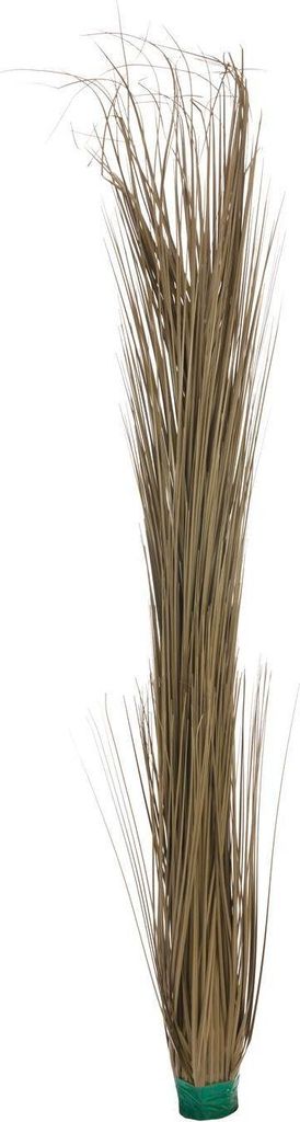 artplants.de Künstliches Schilfgras, grün-braun, 130cm - Grasbüschel künstlich - Deko Gras