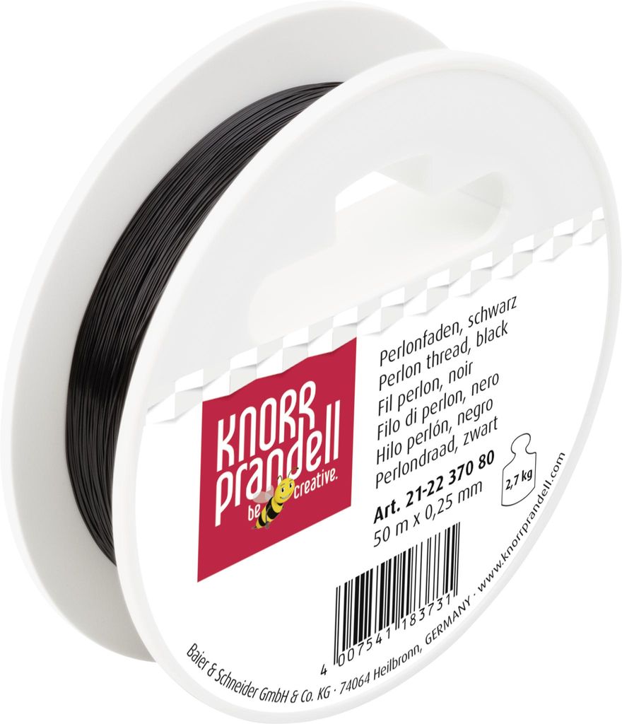 KNORR prandell 212237080 Filetto di perlon 50 m Ø 0,25 mm Immagine del prodotto 