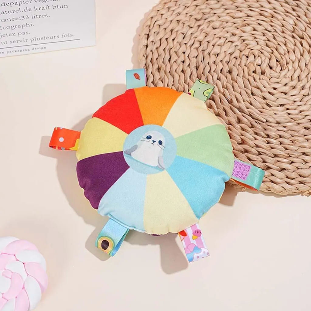 INF Dog Toy Frisbee Sigillo Peluche - Gioco Sonoro Cani Piccoli