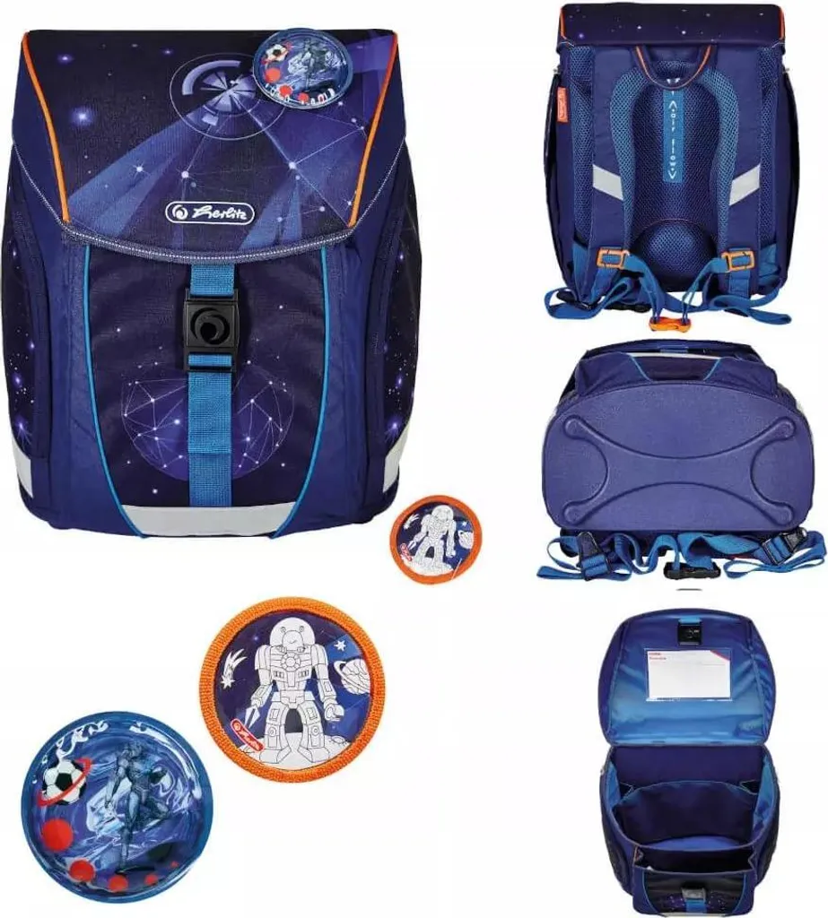 Zaino Ergonomico Herlitz Filolight Gioco Galassia - Certificato IGR