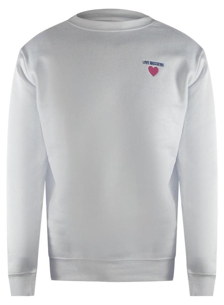 Love Moschino - Sweatshirt für Herren, Logo SY3967 (XXL) (Weiß)