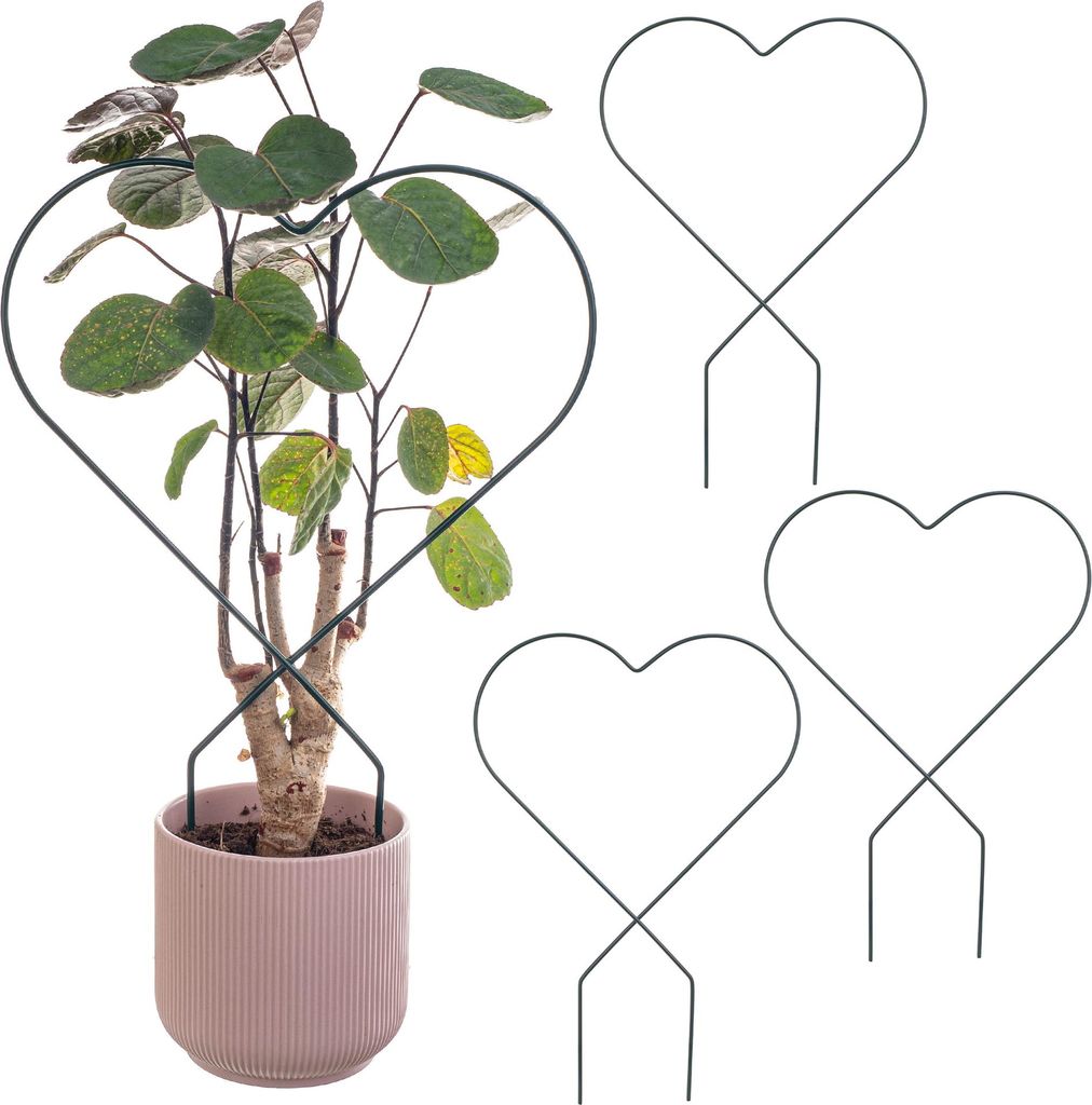 KADAX Blumentopfträger Herz 3 Stk