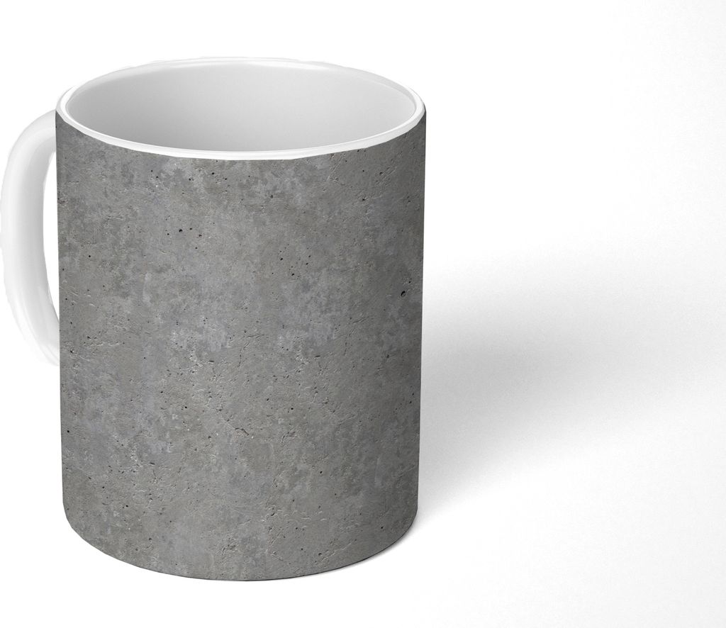 MuchoWow Tasse Kaffeetasse Kaffeebecher 350 ml Muster - Zement - Beton Teetasse - Fototasse - Becher - Keramikbecher - Teebecher - Kaffeetasse - ...
