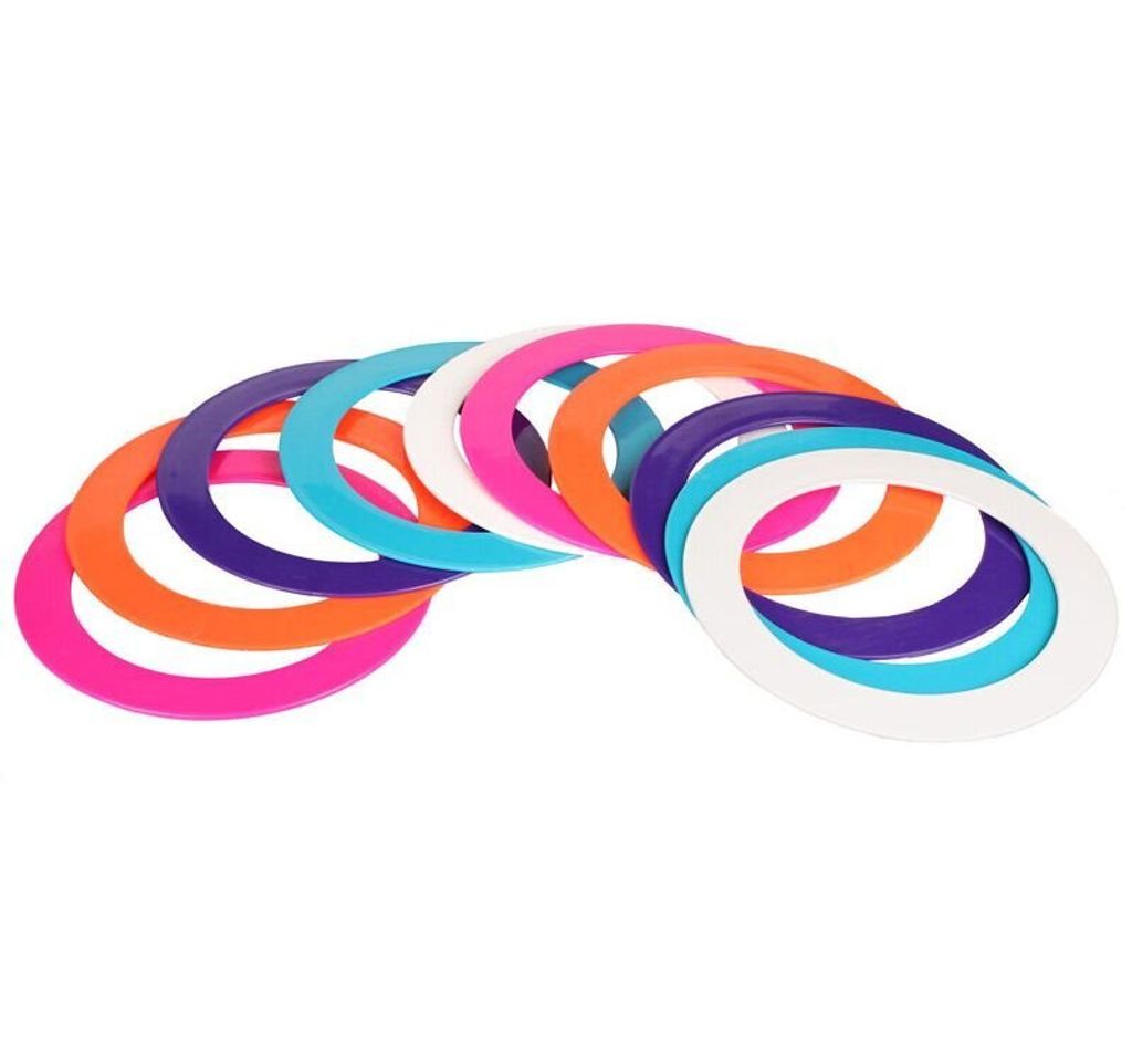 Multipack 4ks Juggle rings žonglovacie kruhy, 24 cm Obrázok produktu 