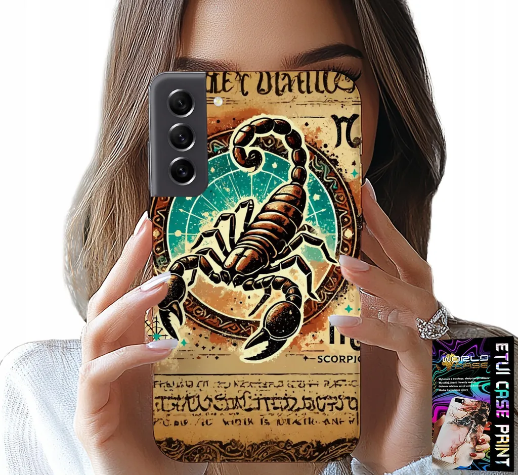 Custodia Luxury Samsung S21 FE Scorpione - Lamina Astronomica