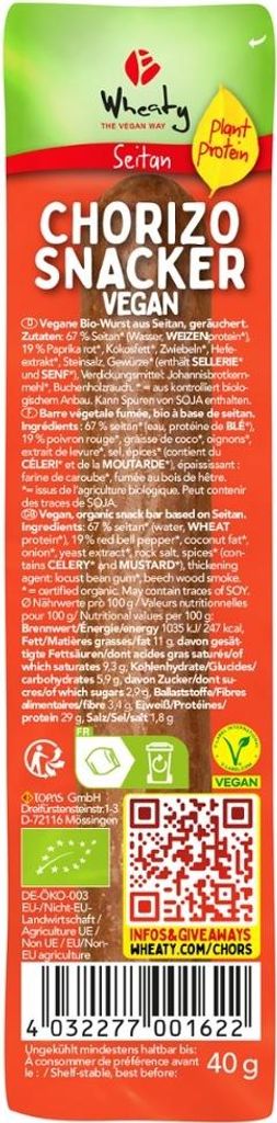 Wheaty Spacebar Chorizo Produktbild 