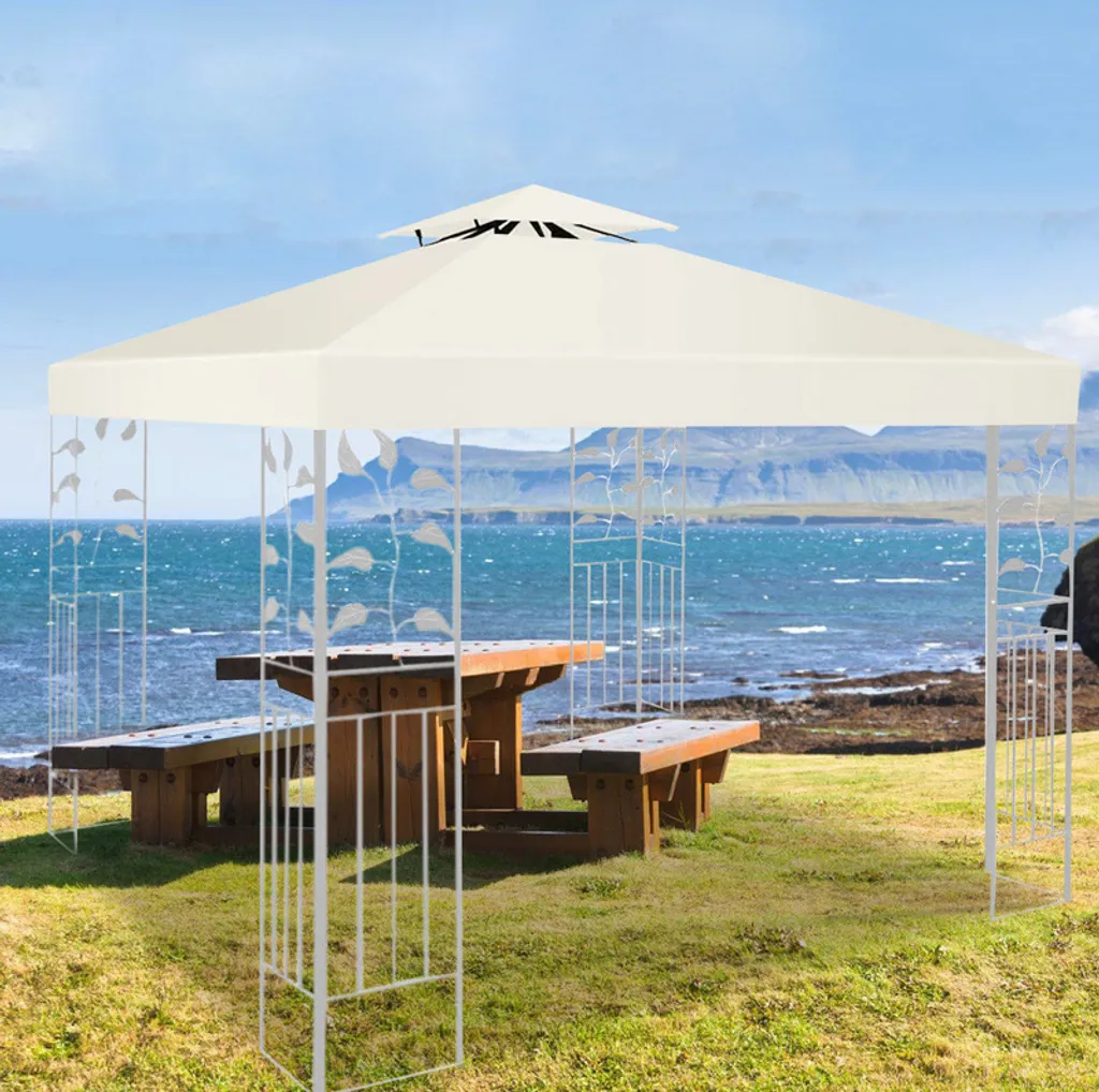 Yakimz Telo Ricambio Gazebo 3x3M Impermeabile | Tetto Sostituzione Professionale - 7