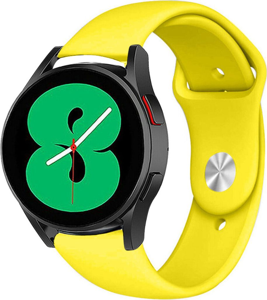 Strap-it Samsung Galaxy Watch 4 - 40mm Sportarmband (Gelb)