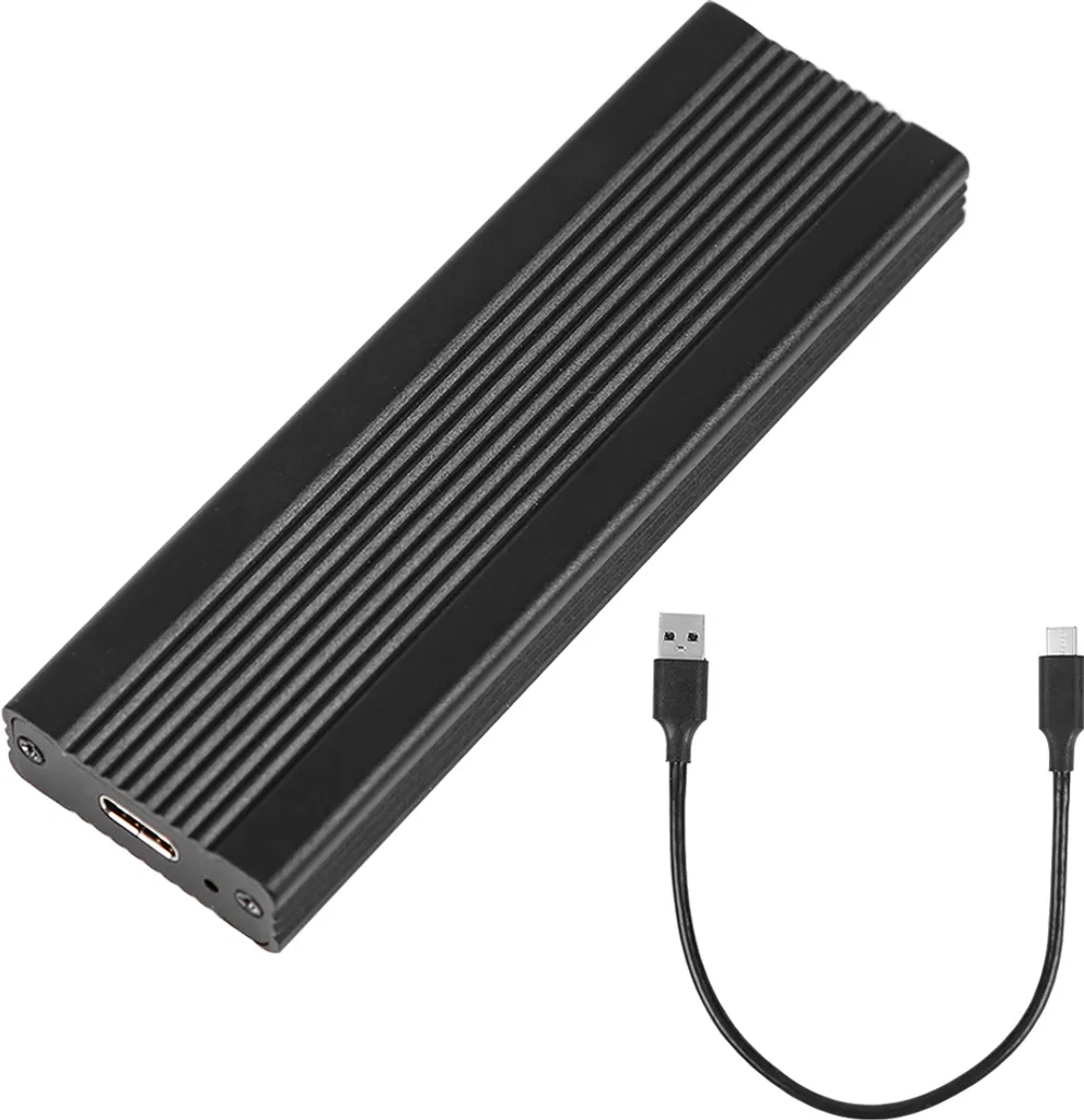 Case Esterno SSD M.2 NGFF SATA a USB-C - Dissipazione in Alluminio