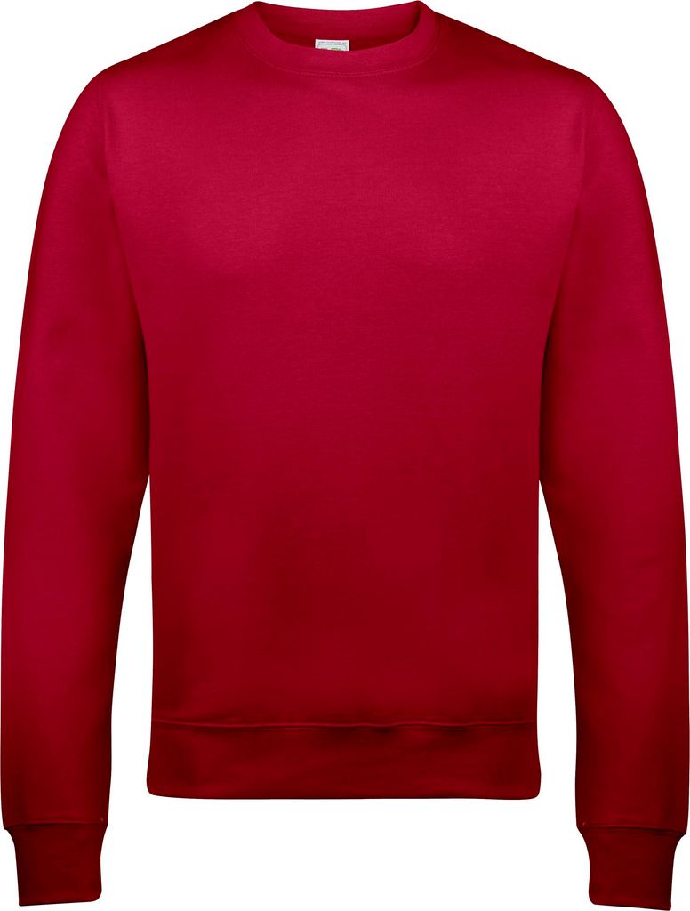 AWDis Just Hoods Uni Sweatshirt mit Rundhalsausschnitt RW2014 (L) (Chillirot)