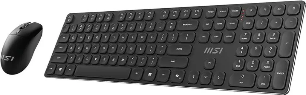 Ensemble clavier et souris sans fil MSI FORGE K210 noir US noir